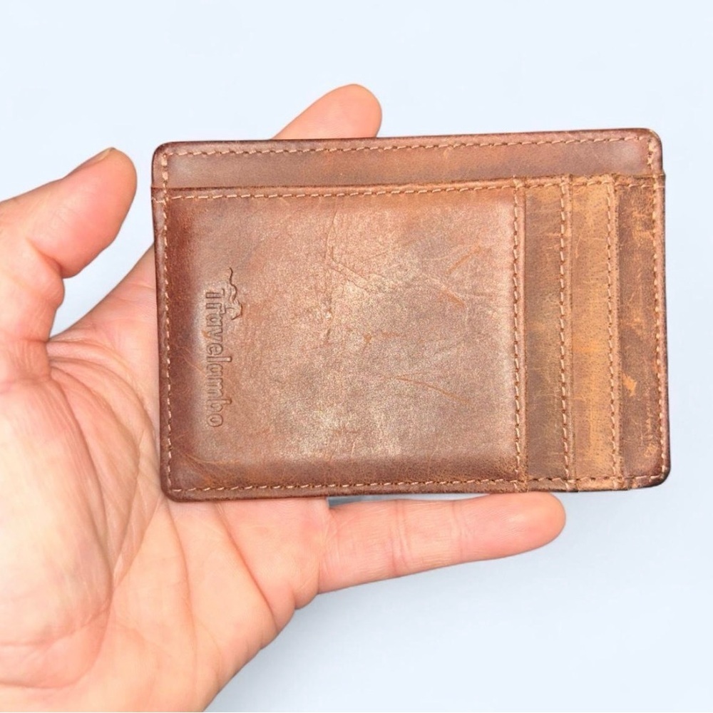 Brown Leather Card Holder